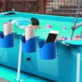 thumbnail image 4 of Aoyunhp 4Pcs Pool Cup Holders for Above Ground Pools,Above Ground Pool Accessories PP Plastic Cup Holder,No Drilling Pool Accessories for Drinks Soda Sunscreen,Blue,3.6"x6", 4 of 5