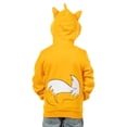 thumbnail image 3 of Sonic The Hedgehog Hoodie Boys' Tails Character Design Full-Zip Sweatshirt, 3 of 6