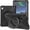 Black, variant on Dteck Case for iPad A16 11th Gen 2025/10th Generation 10.9 Inch 2022 with Rotating Stand, Heavy Duty Shockproof Protective Cover,Black + Red