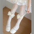 thumbnail image 4 of Lovely Inspired Tights Comfortable Breathable Mesh Designs with Bowknot Accents High Elastic Mesh Leggings for Girls, 4 of 8