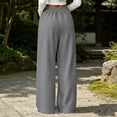 thumbnail image 3 of Luvrsol Sweat Pants for Womens Wide Leg Lounge Pants Deep Side Pockets Breathable Workout Bottoms S-2XL, 3 of 8
