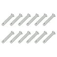 thumbnail image 1 of 12Pcs 1/4" x 1-3/8" Pasadores de clevis de un solo agujero, Pasadores de cabeza plana de acero inoxidable 304, 1 of 6