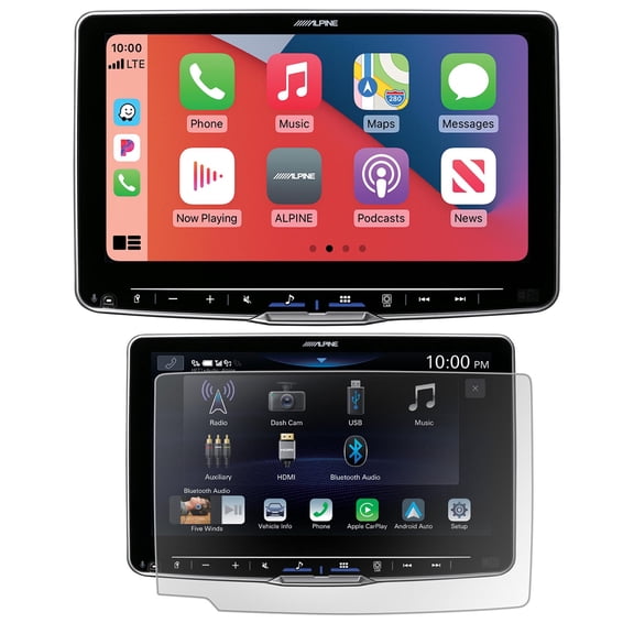 Alpine ILX-F509 Halo9 9" Receiver Compatible with Wireless Android Auto & Apple CarPlay with KAE-HF9DA Anti-Reflective Screen Protector