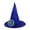Blue1#02, variant on Adult Velvet Witch Hat – Ruched Wide Brim Masquerade Party Hat