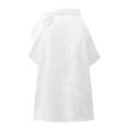 thumbnail image 6 of Summer Tops for Women European And Women's Summer New Neck Bow Leopard Print Sleeveless Vest Tops for Leggings Women Baseball Long Sleeve Shirt Fashion Thermal Leggings plus Size Thermals White 2XL, 6 of 6