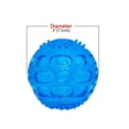 thumbnail image 4 of Pelota masticable para perros, con sonido, flotante e indestructible, de goma (azul)., 4 of 5