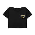 thumbnail image 1 of Camiseta Corta para Mujer, Moda de Verano, Cuello Redondo, para Deportes, Mochilero, Calle, Mujer L, 1 of 7