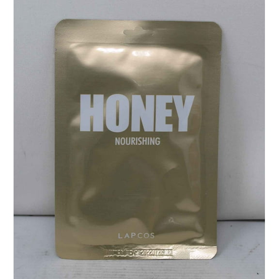 Lapcos Honey Beauty Sheet Mask, Nourishing, 1 Sheet, 0.91 fl oz (27 ml)