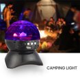 thumbnail image 4 of Graflsoa 360° Rotating LED Bluetooth Speaker with Disco Lights, Portable Bass Boost Sound System for Parties, KTV, Home Use, Black L-740, 4 of 6