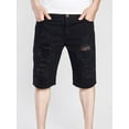 thumbnail image 2 of Coduop Men Denim Shorts Distressed Ripped Jeans Casual Holes Pants Short Summer M-3XL, 2 of 7