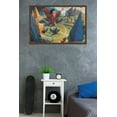 thumbnail image 2 of The Wizarding World: Harry Potter - Illustrated Quidditch Wall Poster, 22.375" x 34", Framed, 2 of 2