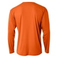 thumbnail image 2 of A4 Cooling Performance Long Sleeve Crew For Men in Athletic Orange | N3165, 2 of 2