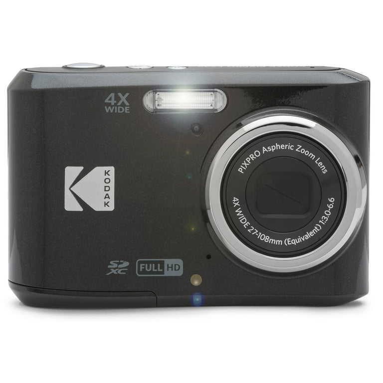 KODAK PIXPRO FZ45 デジタルカメラ　ブラック Free Shipping! Kodak Digital Camera FZ45 with 27mm Wide-Angle Lens