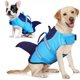 thumbnail image 2 of Chaleco salvavidas para perros, chaleco de flotabilidad para entrenamiento de natación al aire libre, cinco tamaños XS-XL, chaleco de poliéster, tres colores opcionales (azul/gris), 2 of 5