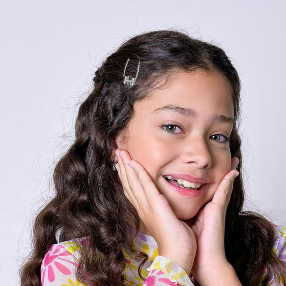 Soimiss 20PCS French Hair Clip Transparent Plastic Oval Hair Barrettes for All Age Kids and Children