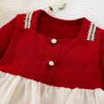 thumbnail image 5 of Sngxgn Toddler Tutu Dress Little Girls Fluffy Summer Dresses Casual Party Tulle Dress for Kids(Red,6), 5 of 9