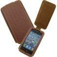 thumbnail image 1 of NEW LIMITED LUXURY BROWN LEATHER WEAVE FLIP CASE COVER FOR APPLE iPHONE 4S 4 4G, 1 of 6