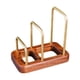 thumbnail image 2 of Soporte para tabla de cortar, estante para utensilios de cocina, soporte de madera y metal para tapa de olla. 166 cm x 10 cm x 25 cm, 2 of 9