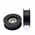 thumbnail image 1 of 6001 Nylon Wrapped Bearing Pulley 12*55*185MM H-Groovee Pulley Idler Guide Wheel Hardware Accessories, 1 of 5