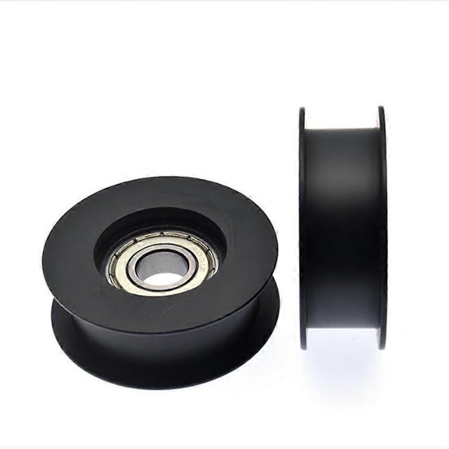 6001 Nylon Wrapped Bearing Pulley 12*55*185MM H-Groovee Pulley Idler Guide Wheel Hardware Accessories