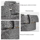 thumbnail image 3 of Women's Retro Sequin Belt PU Adjustable Elegant Wide Shiny Party Belt Silver Gray One Size, 3 of 3