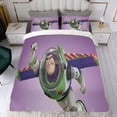 thumbnail image 4 of Buzz Lightyear 2 Themed Bed Sheet Set Three Piece Set 53x79 Inches Comfortable And Skin Friendly Unique Design Creating A Star Studded Night, 4 of 6