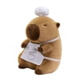 thumbnail image 2 of Carpincho de peluche de juguete, lindo de peluche, coleccionable, cómodo juguete de peluche de para niños, niñas, regalos, niños y a cuchillo y tenedor, 2 of 9