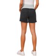 thumbnail image 3 of INSPIRE CHIC Women's Maternity Denim Over Belly Adjustable High Waist Summer Casual with Pockets Jeans Pregnancy Shorts XL Light Gray, 3 of 6