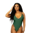 thumbnail image 4 of Azzul Swimwear Swimsuit NAMIB Bralette UV/Chlorine Resist Size L Color Chocolate, 4 of 11