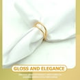 thumbnail image 5 of FELTECHELECTR Metal Spiral Napkin Rings 12Pcs Ideal for Creating a Warm Atmosphere at Baby Showers, 5 of 8