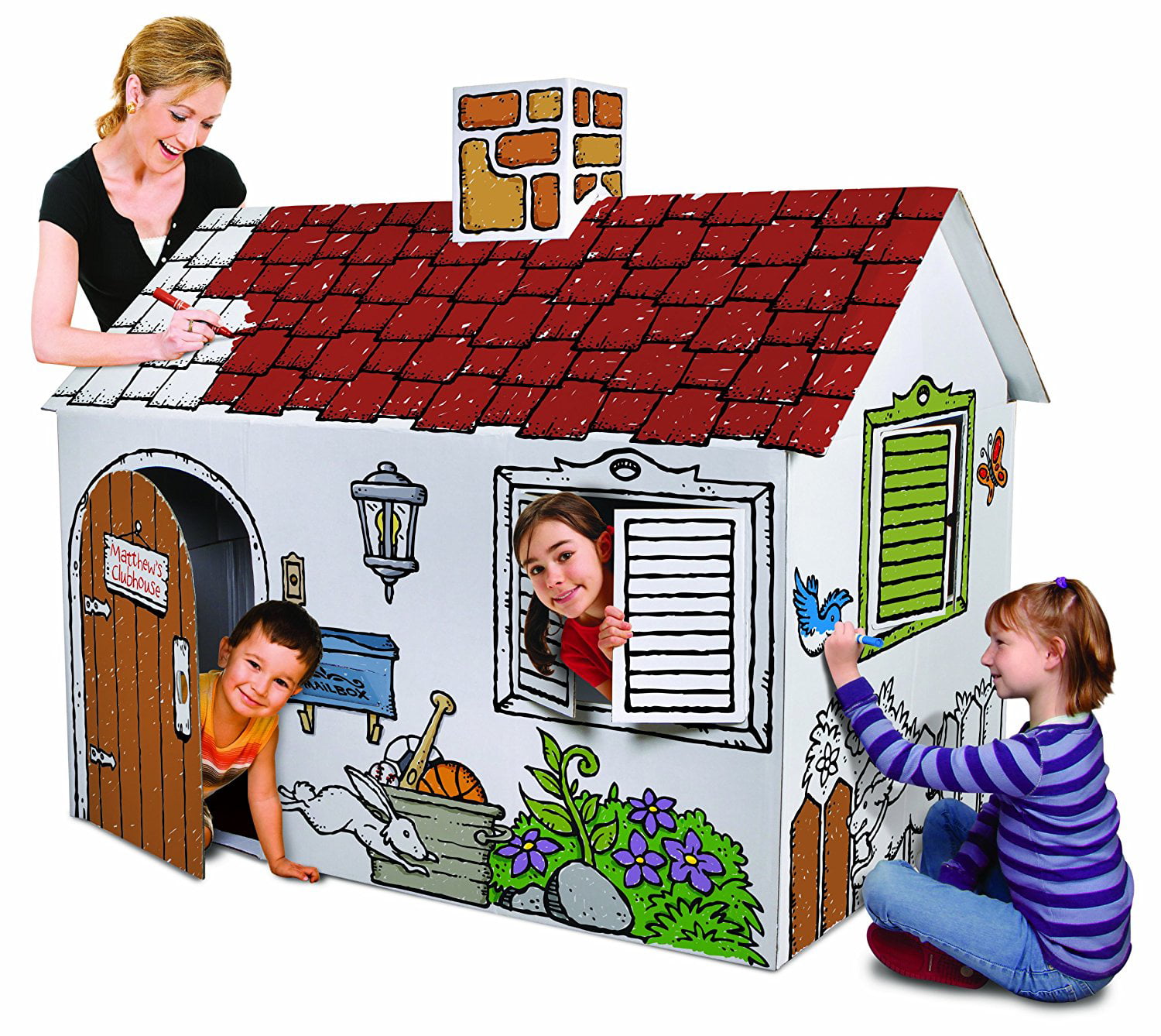 discovery kids colour and play house
