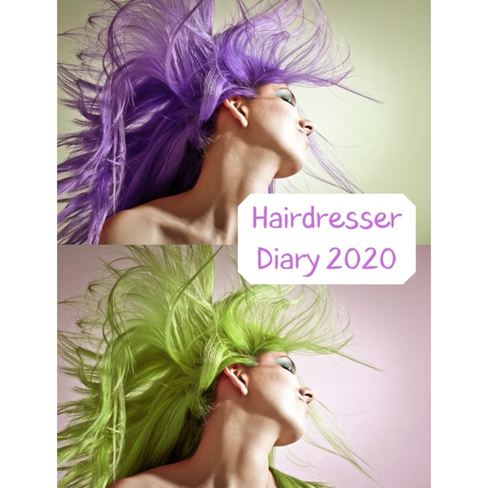Hairdresser Diary 2020 Day to a page planner with hourly appointment