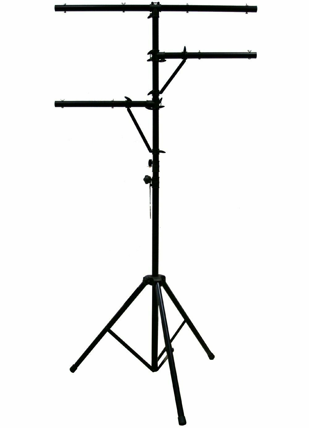 Mr Dj LS300 SINGLE 12ft TALL TBAR LIGHT STAND WITH DUAL SIDE BAR