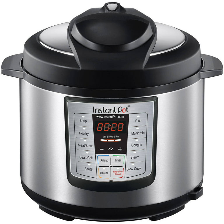 Instant Pot 7-in-1 Programmable Pressure Cooker with Stainless Steel  Cooking Pot and Exterior (6-Quart/1000-Watt) 
