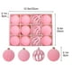 thumbnail image 2 of 12 Bolas Navideñas de Terciopelo Flocado | Adornos Navideños de Plástico Marrón de 6 Cm para Árbol de Navidad | Decoración Festiva Colgante para Fiestas, 2 of 5