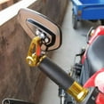thumbnail image 2 of Motorcycle Adjustable Bar End Mirror Handlebar Side Mirror Rearview Univerasal, 2 of 16
