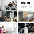thumbnail image 6 of Humidifier, Mini Small Humidifiers Travel Portable Desk Humidifier with Night Light Waterless Auto-off Whisper Quiet, Wireless Humidifiers for Bedroom Office Plants(White), 6 of 8