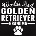 thumbnail image 3 of CafePress - World's Best Golden Retriever? Grandma T Shirt - Women's Traditional Fit Dark T-Shirt, 3 of 4