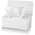 thumbnail image 1 of Caja de pañuelos con tapa Foohvr dispensador impermeable a prueba de polvo y toallitas húmedas blanco, 1 of 3