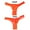 Orange, variant on Tinglu Sexy Bikini G-string Bottom Women's Thong Swimsuit Bottom