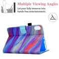 thumbnail image 5 of Flip Case for iPad Mini 6(A2567/A2568/A2569), iPad Mini 6th Gen Cover 2021, Allytech Folio Stand PU Leather Smart Auto Sleep Wake Dropproof Card Slots/Pen Holder Case for iPad Mini 8.3", Blue Marble, 5 of 7