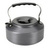 1.1L Kettle Picnic Camping Cookware Teapot Water Coffee Pot Aluminum Outdoor gray~