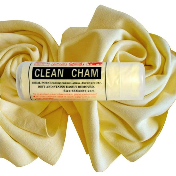 1pcs Synthetic Leather Chamois Dry Towel, Natural Cloth Fabric Drying