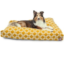 Majestic Pet | Links Rectangle Pet Bed For Dogs, Removable Cover, Yellow, Large