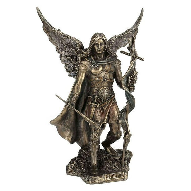 Archangel St Gabriel With Cross And Trumpet Religious