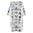 thumbnail image 4 of Happiest Place on Earth Collection Sleepshirts For Sleeping Travels Loose Sleepdress Pajama Dress Soft Nightdress Sleepwear, 4 of 7