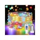 thumbnail image 2 of 1PC copper wire light string with remote control USB switch control fairy light string room decoration light, 2 of 5