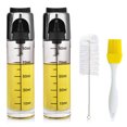 thumbnail image 1 of Pulverizador de la niebla de petróleo Escalado de cristal transparente Botella de vidrio portátil Gadgets de cocción portátiles botellas para la ensalada de picnic de barbacoa 90 ml 2 piezas Monstrate HA010515-00, 1 of 6