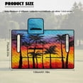 thumbnail image 7 of SEANATIVE Golf Cart Front Seat Covers for EZGO TXT RXV, Lightweight Foldable Club Car Seat Covers, Wear-resistant 2-Person Seater Protector for Golf Cart, Palm Tree Sunset Print, 7 of 7