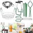 thumbnail image 1 of 7Pcs Canning Supplies Starter Kit Canning Tools Set Stainless Steel Canning Set with Canning Rack Canning Tonga Jar Lifter Durable Multifunctional Canning Kit for Canning Pot Home, 1 of 11